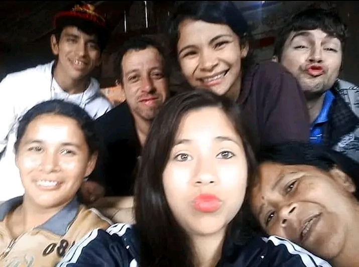 Josiane com a família